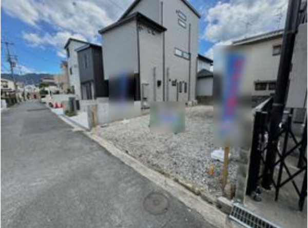 八尾市山本町南、土地の外観画像です