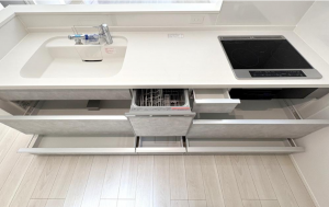 八尾市東山本新町、新築一戸建てのキッチン画像です