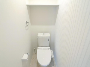 八尾市東山本新町、新築一戸建てのトイレ画像です