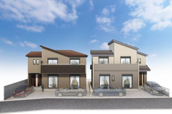 八尾市福万寺町、新築一戸建ての建築プラン例画像です