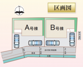 八尾市福万寺町、新築一戸建ての間取り画像です