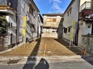 八尾市久宝園、土地の外観画像です