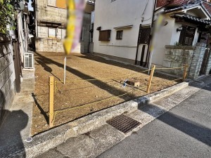 八尾市久宝園、土地の外観画像です