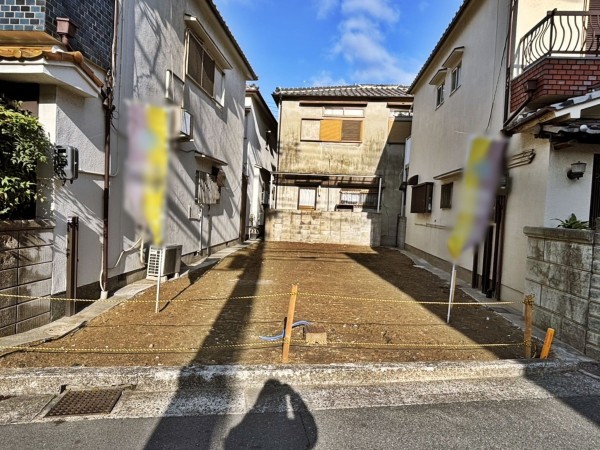 八尾市久宝園、土地の外観画像です