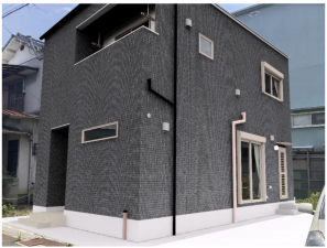 八尾市曙川東、新築一戸建ての完成予想図（外観）画像です