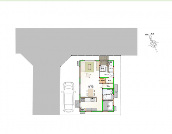 八尾市曙川東、新築一戸建ての画像です