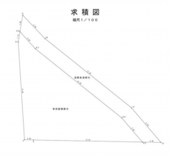 八尾市末広町、土地の間取り画像です