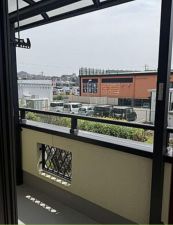 八尾市弓削町南、中古一戸建てのバルコニー画像です