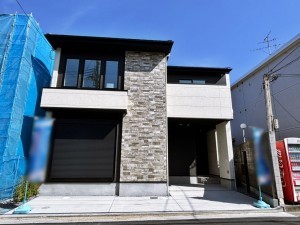 八尾市安中町、新築一戸建ての外観画像です