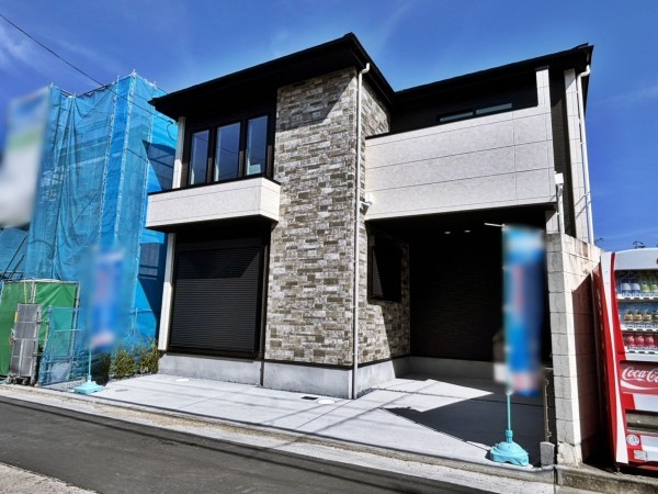 八尾市安中町、新築一戸建ての外観画像です