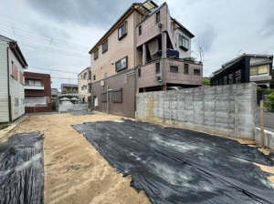 八尾市緑ヶ丘、土地の外観画像です