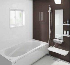 八尾市黒谷、土地の風呂画像です