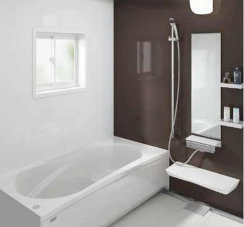 八尾市黒谷、土地の風呂画像です