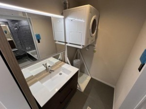 八尾市長池町、新築一戸建ての洗面画像です