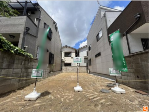 八尾市長池町、新築一戸建ての外観画像です