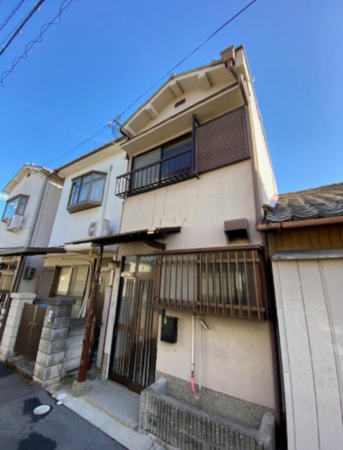 八尾市福万寺町、中古一戸建ての外観画像です