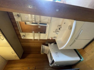 八尾市山本町北、中古一戸建ての洗面画像です