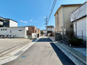 八尾市山本町南、土地の画像です