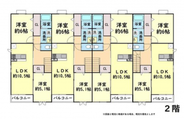 八尾市天王寺屋、中古一戸建ての間取り画像です