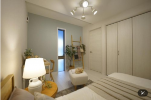 八尾市荘内町、新築一戸建ての寝室画像です