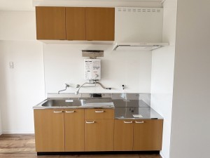 八尾市天王寺屋、マンションのキッチン画像です