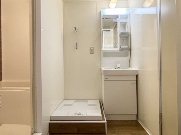 八尾市天王寺屋、マンションの洗面画像です