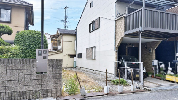 八尾市田井中、土地の外観画像です
