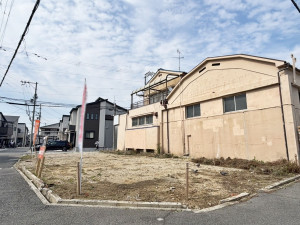 八尾市久宝園、土地の画像です