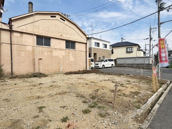 八尾市久宝園、土地の画像です