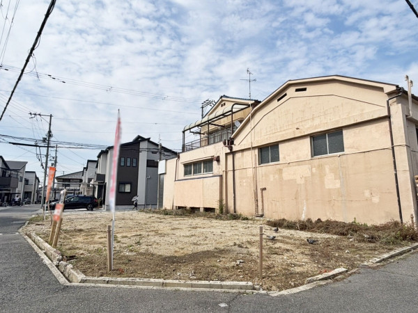 八尾市久宝園、土地の画像です