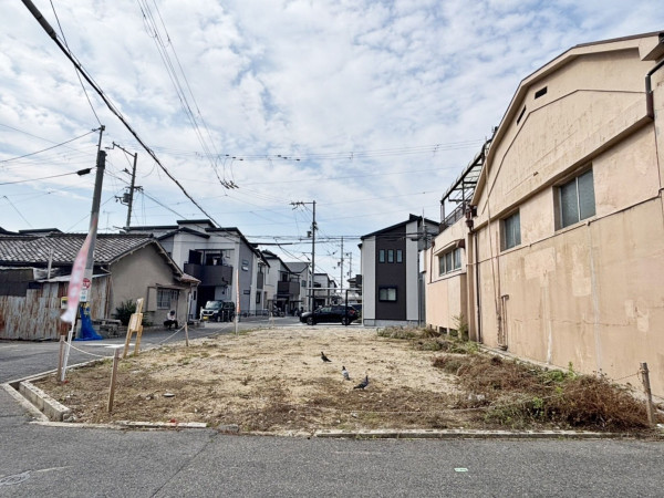 八尾市久宝園、土地の画像です