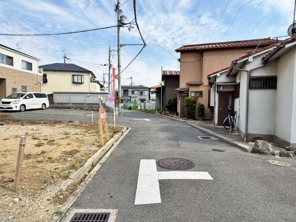 八尾市久宝園、土地の画像です