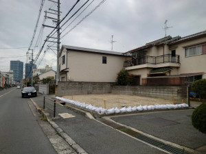 八尾市栄町、土地の画像です