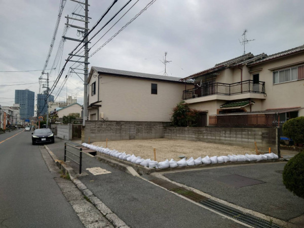 八尾市栄町、土地の画像です