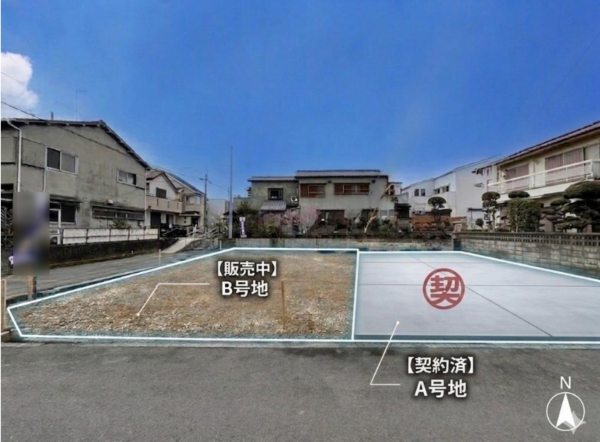 八尾市高安町南、土地の画像です