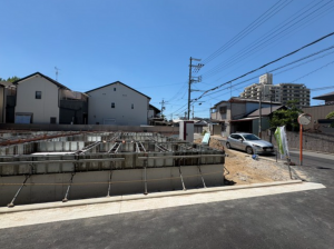 八尾市福万寺町、新築一戸建ての外観画像です