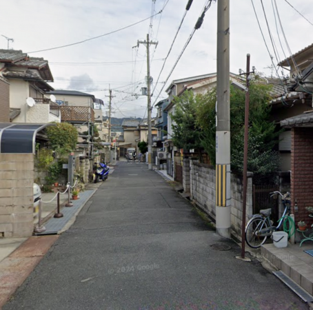 八尾市西山本町、土地の画像です