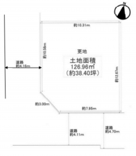 八尾市山本町南、土地の間取り画像です