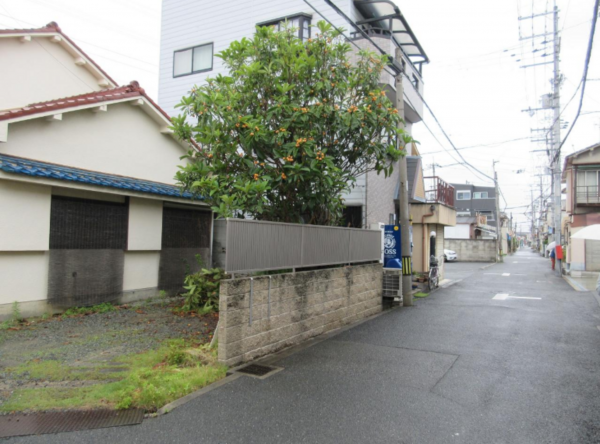 八尾市福万寺町南、土地の画像です