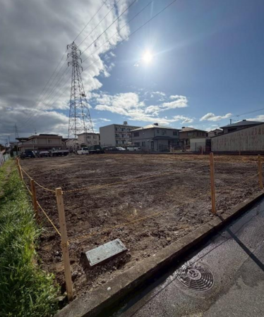 八尾市旭ヶ丘、土地の画像です