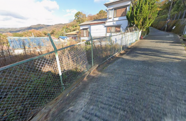 八尾市黒谷、土地の画像です