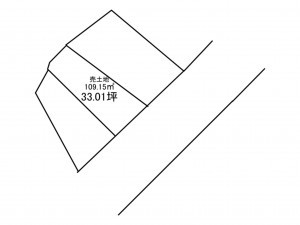 八戸市大字鮫町、土地の間取り画像です