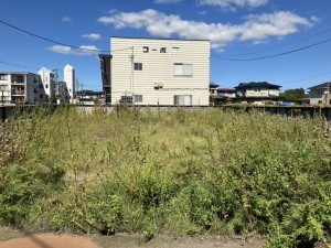 八戸市大字長苗代、土地の外観画像です