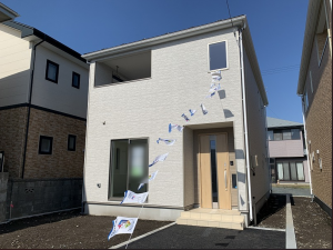 八戸市大字新井田、新築一戸建ての外観画像です