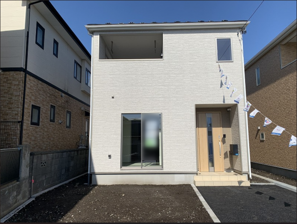 八戸市大字新井田、新築一戸建ての外観画像です