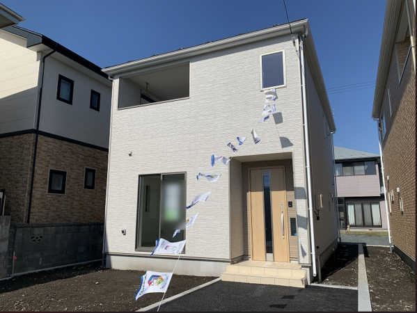 八戸市大字新井田、新築一戸建ての外観画像です