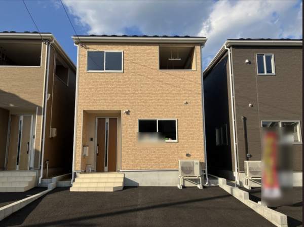 八戸市南類家、新築一戸建ての外観画像です