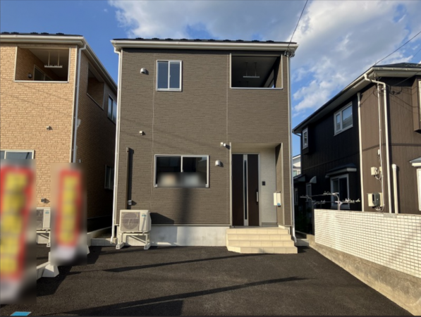 八戸市南類家、新築一戸建ての外観画像です