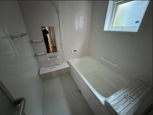 八戸市大字河原木、新築一戸建ての風呂画像です