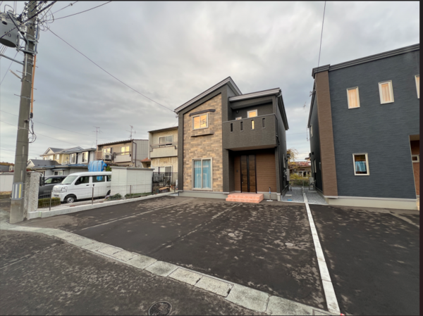 八戸市大字河原木、新築一戸建ての外観画像です